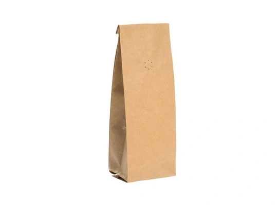 kraft paper side gusset pouch